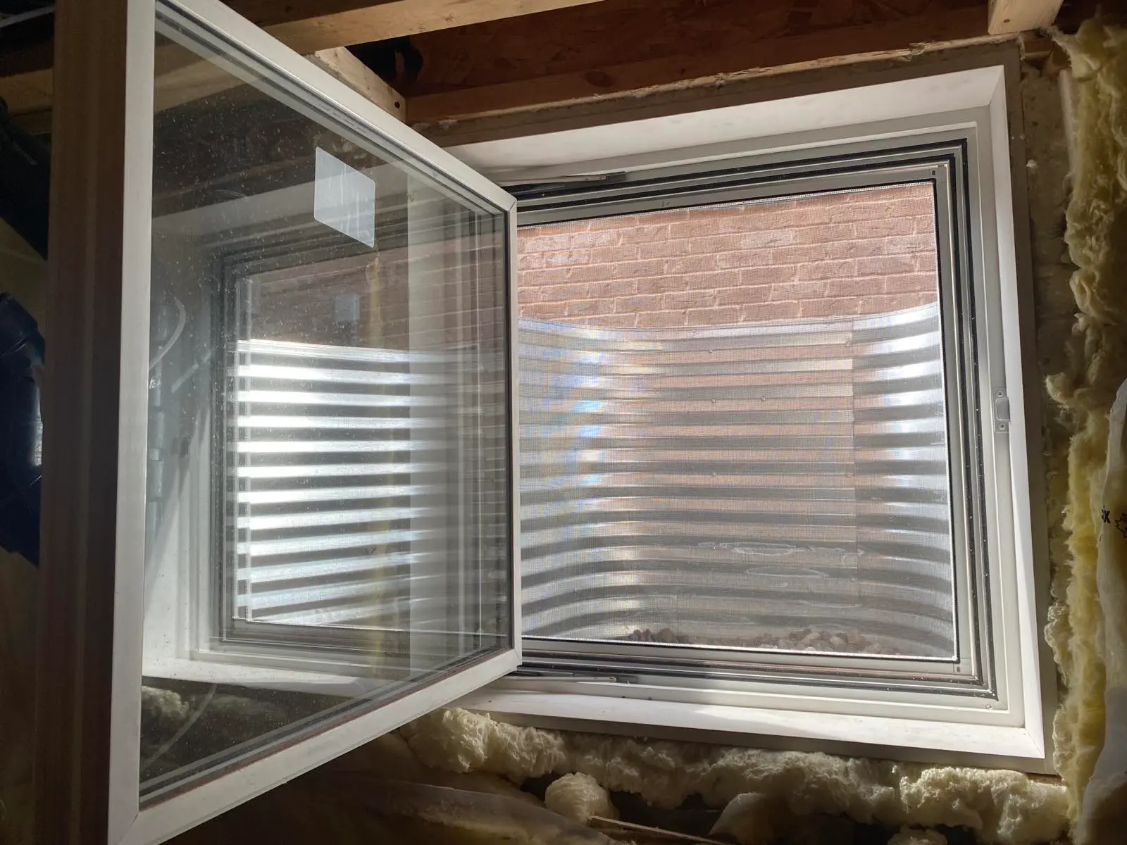 Basement windows cutting and replacement