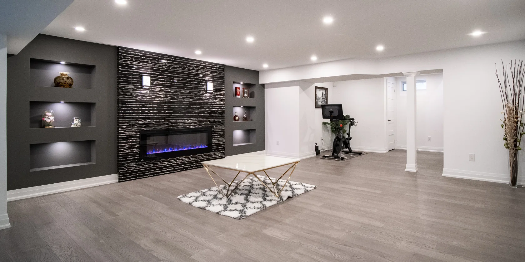 Basement Feature Wall Ideas