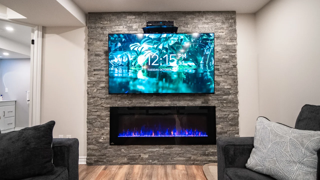 Basement Feature Wall Ideas