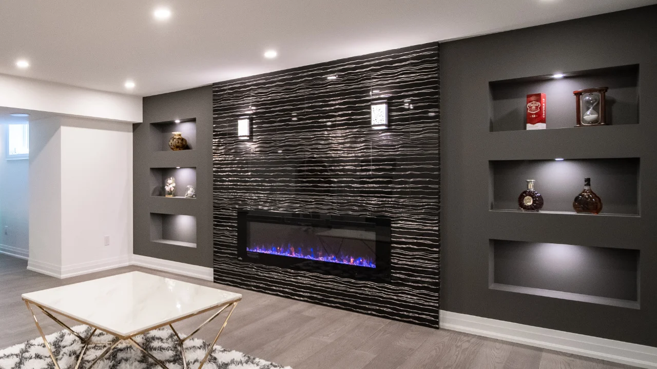 Basement Feature Wall Ideas
