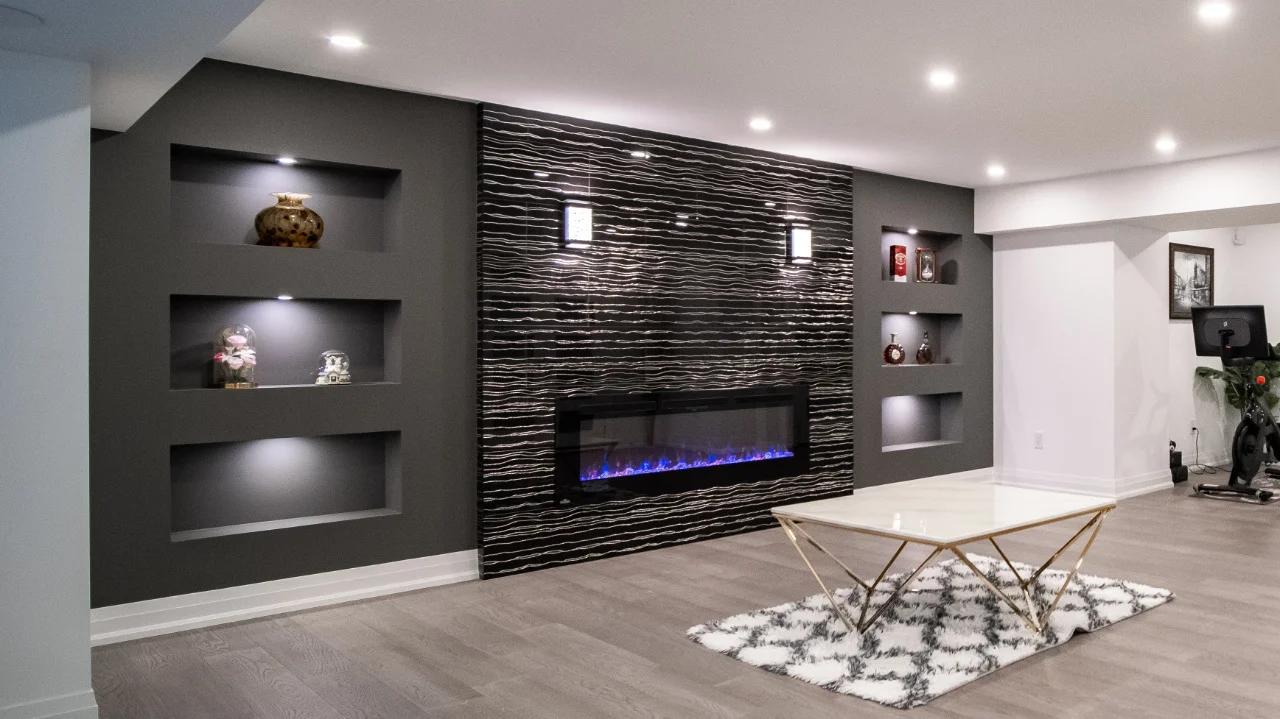 Basement Feature Wall Ideas