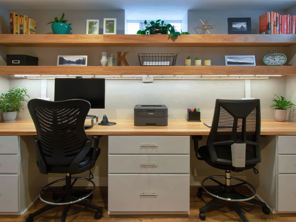 Basement Office Ideas