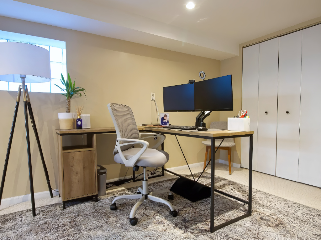 Basement Office Ideas